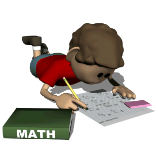 math animated boy